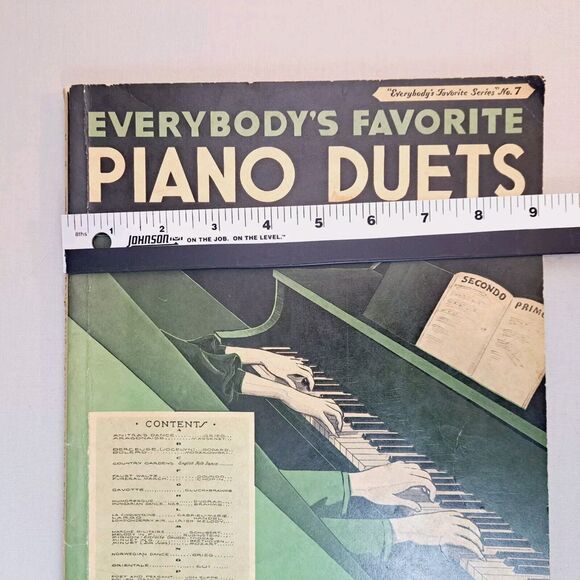 Book Everybody's Favorite Piano Duets Series No 7 Maxwell Eckstein Amsco Music - Picture 10 of 16